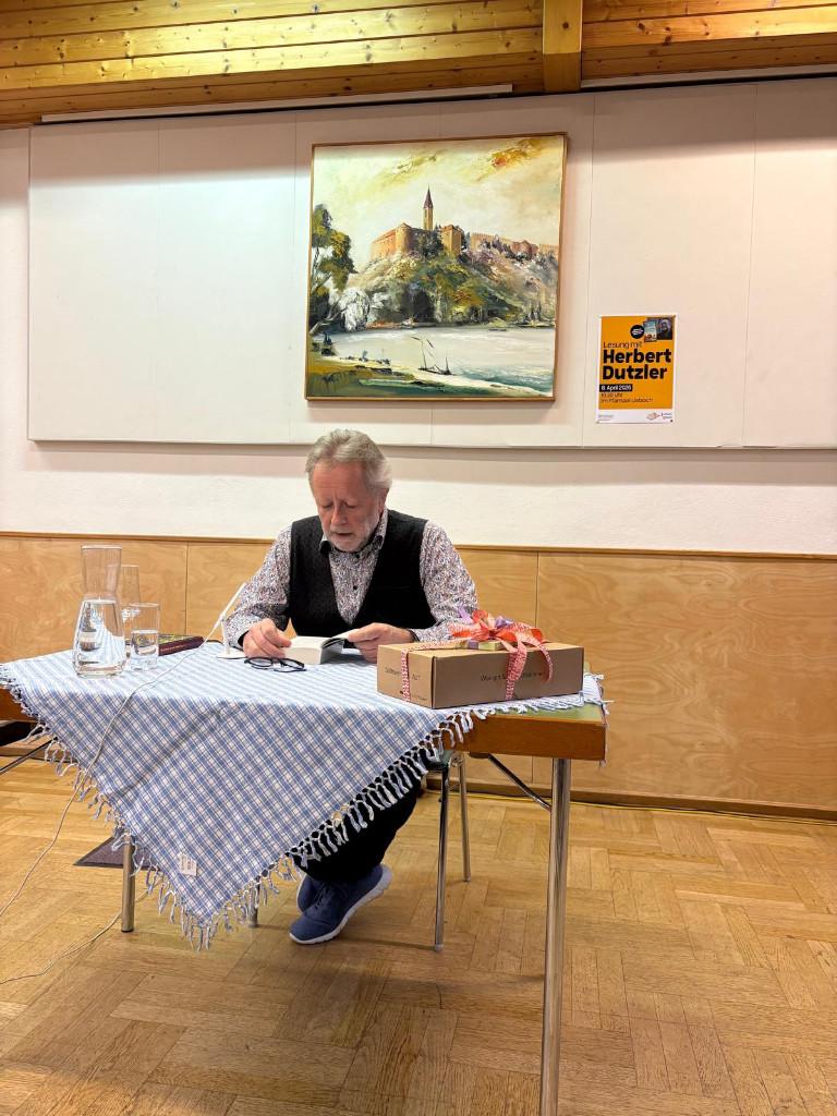 Lesung Herbert Dutzler