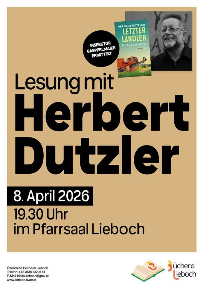 Lesung Herbert Dutzler