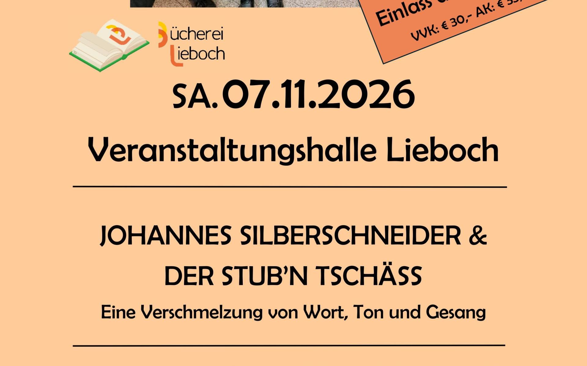 JOHANNES SILBERSCHNEIDER & DER STUB’N TSCHÄSS